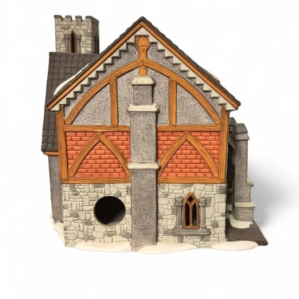 Dept 56‎ Dickens Village Whittlesbourne Church 1994 Lighted Sz Decor Holiday Vtg